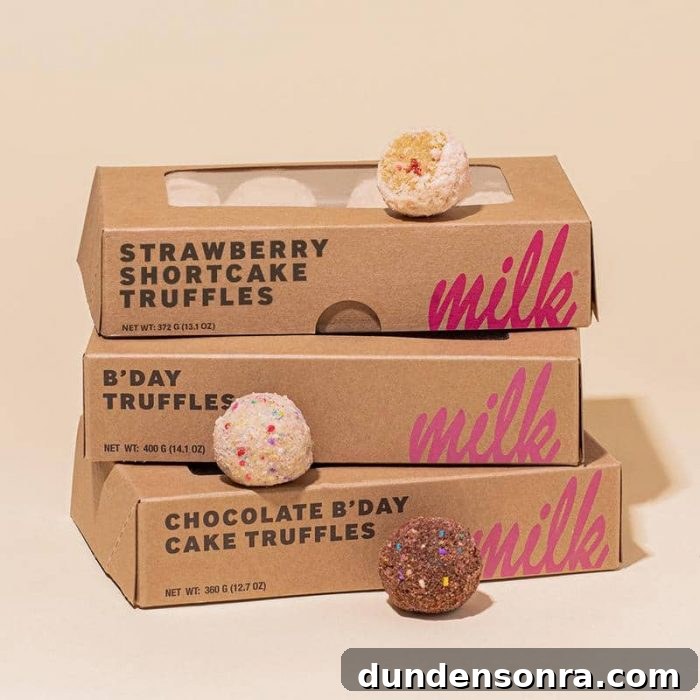 Food Gifts to Mail - Milkbar Cake Truffles