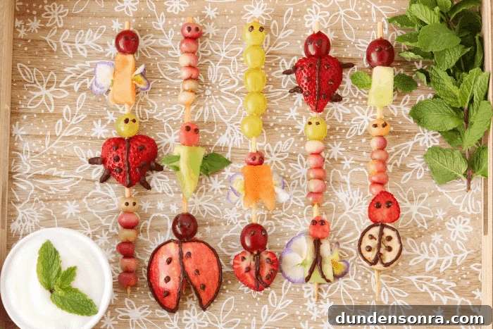 24 Fun Bug Crafts and Activities for Kids to Try Today 25 Bug themed fruit snacks for kids.