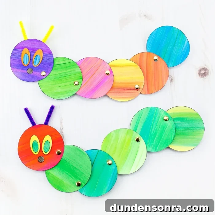 24 Fun Bug Crafts and Activities for Kids to Try Today 8 colorful caterpillar craft