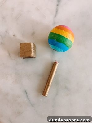 Build a Cardboard Dumbo Ride: Step-by-Step DIY Guide 25 Rainbow ball