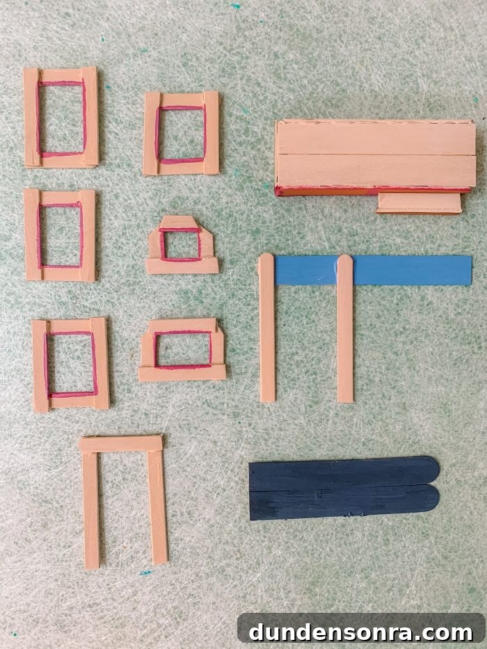 How To Make A Popsicle Stick Disney Up House