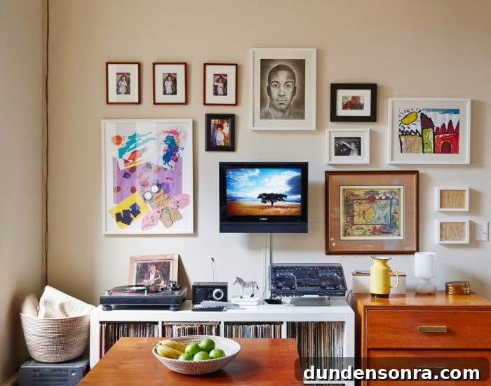 Including Family Photos in a Gallery Wall