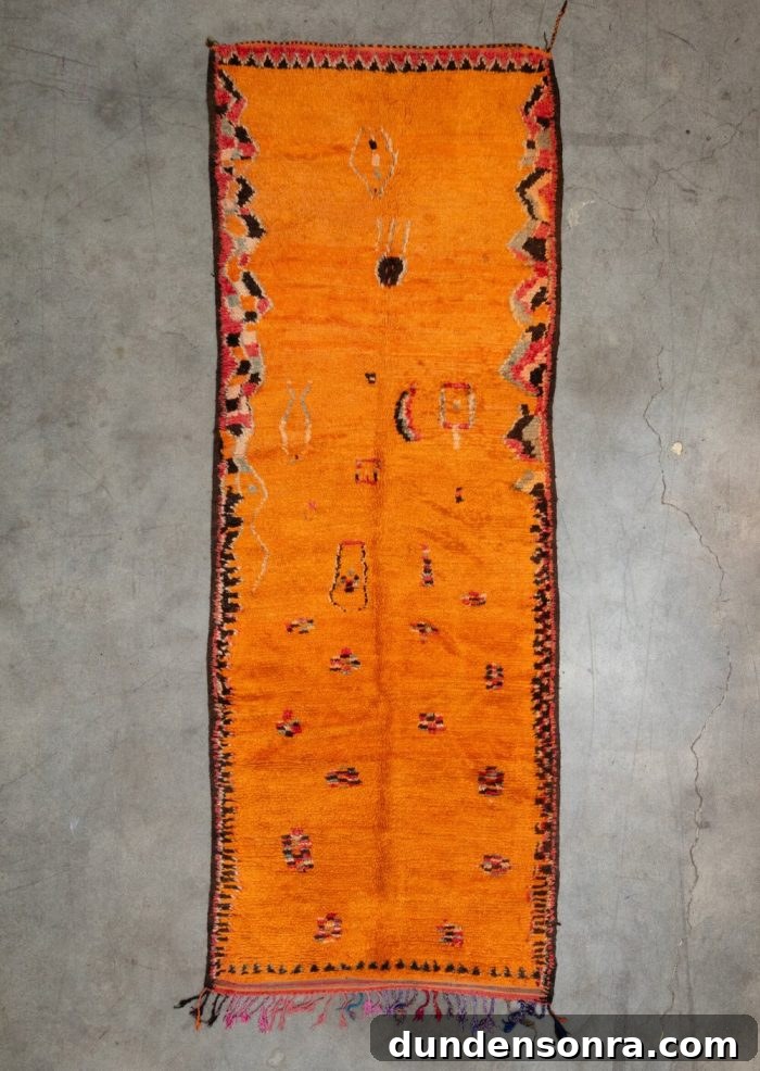 Yellow Moroccan Missioua Runner