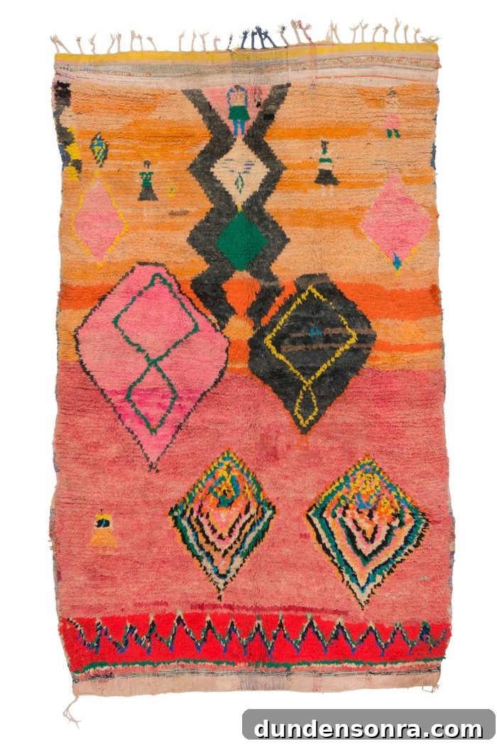 Colorful Boujad Rug
