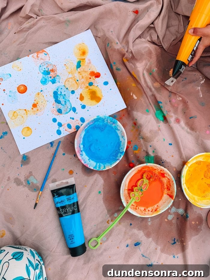 How To Bubble Paint