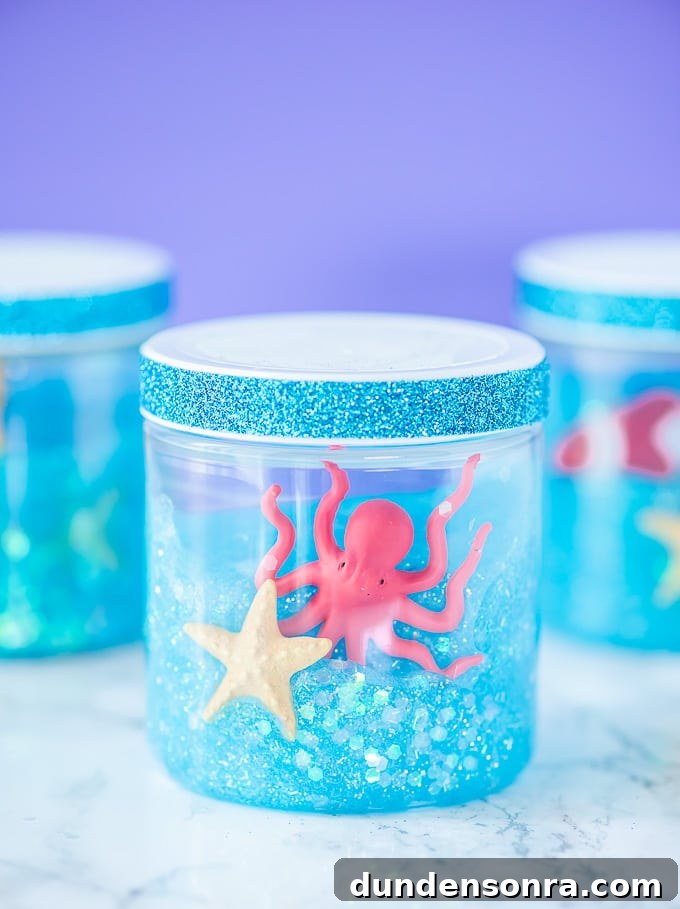 Glitter Slime Jar Activity