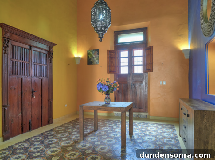 Colorful Home in Yucatan Mexico