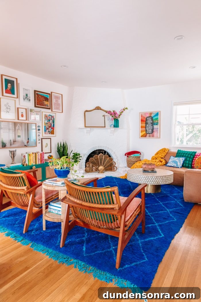 Colorful California Living Room