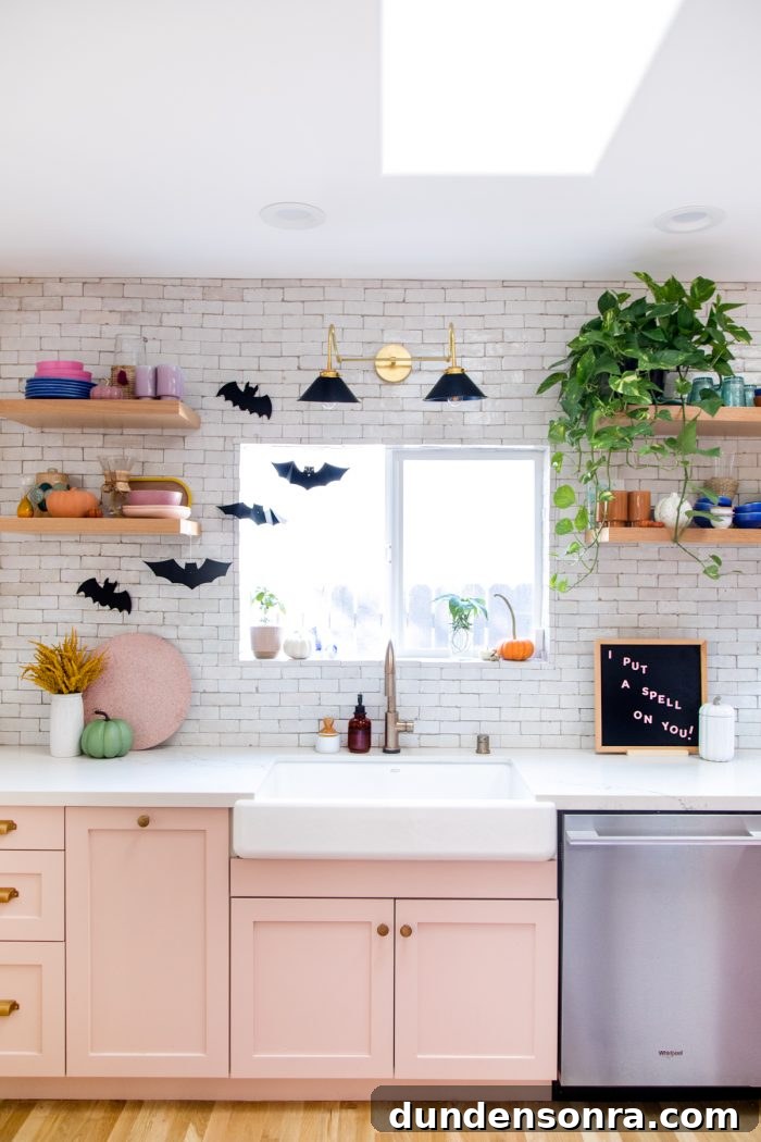 Halloween Home Tour - Halloween Kitchen Decor Ideas