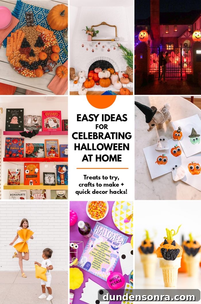 Easy Ideas for At Home Halloween Celebrations
