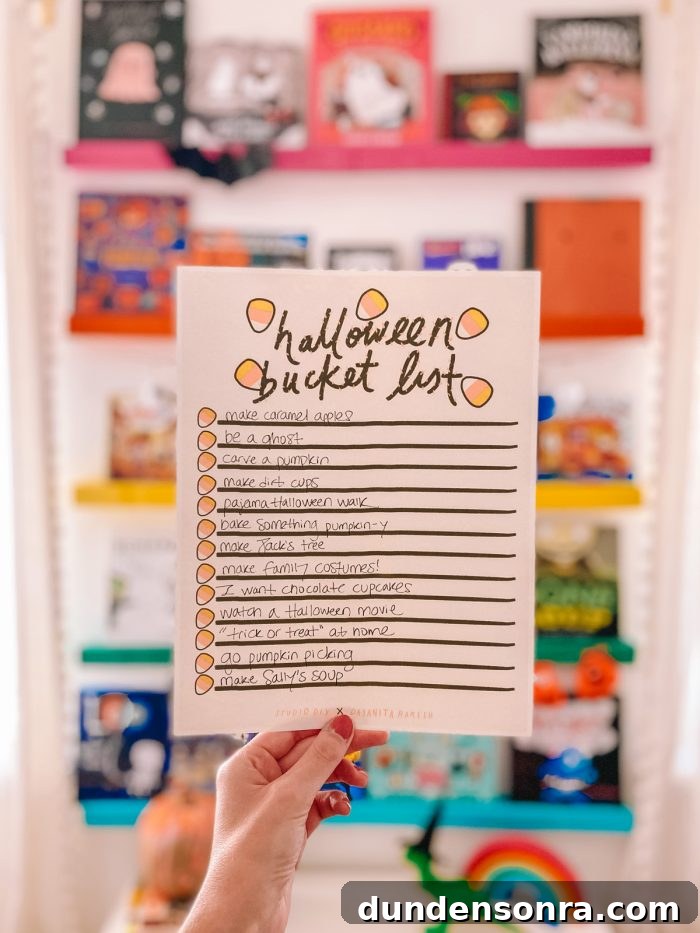 Ultimate Halloween Bucket List: Free Printable Checklist 2 Halloween Bucket List (Free Printable!)