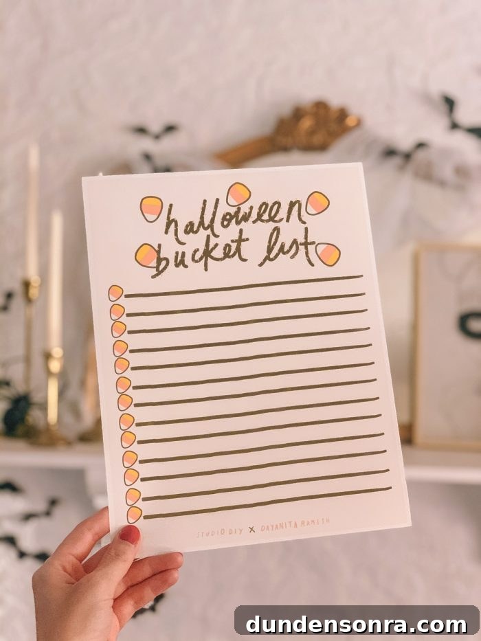 Ultimate Halloween Bucket List: Free Printable Checklist 9 Halloween Bucket List (Free Printable!)