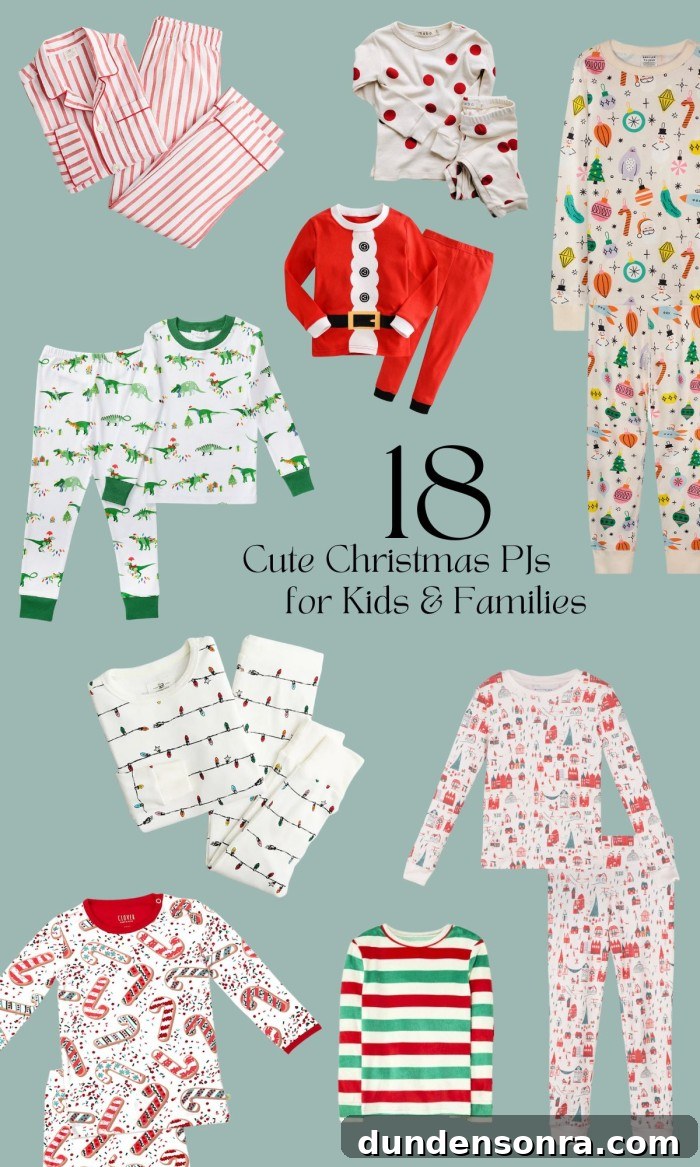Christmas Pajamas collage