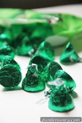 green-hershey-kisses