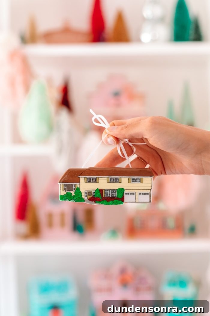 Custom House Portrait Ornament