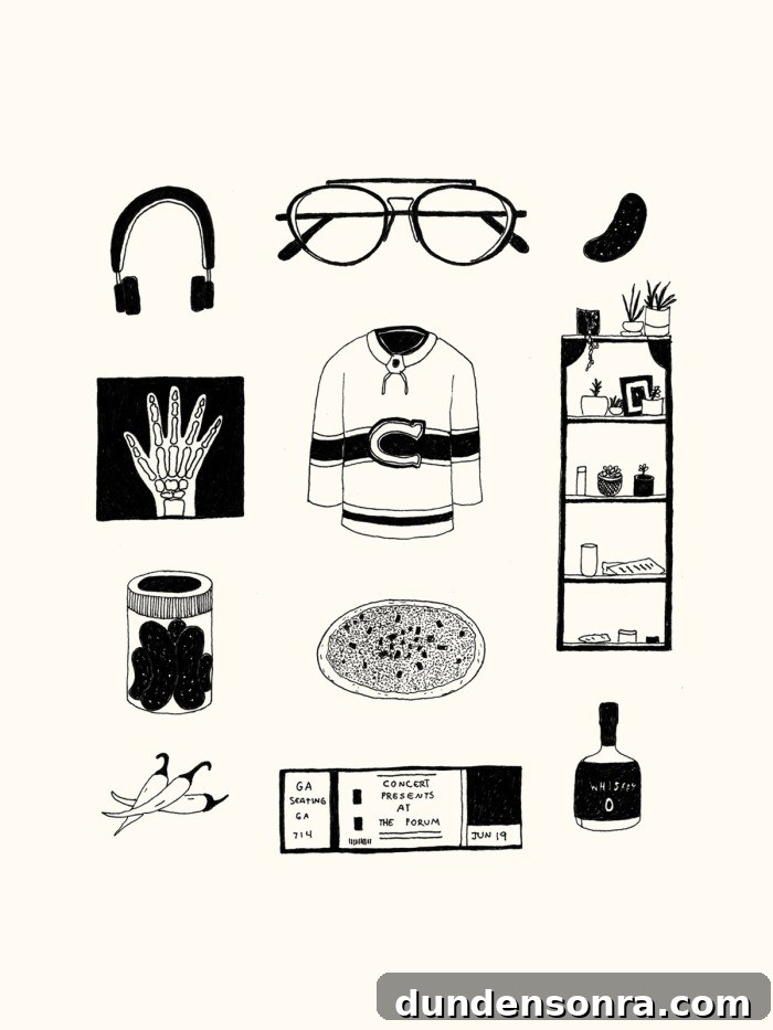 Black and white illustration