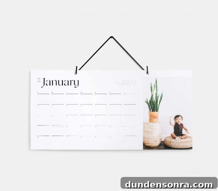 Custom photo calendar that turns into art prints, perfect for sentimental memory!