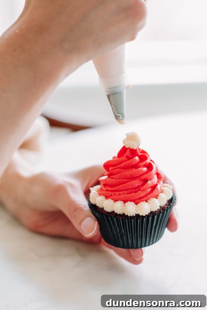 Santa Hat Cupcakes: Festive Holiday Recipe for Homemade Treats 10 How To Make Santa Hat Cupcakes