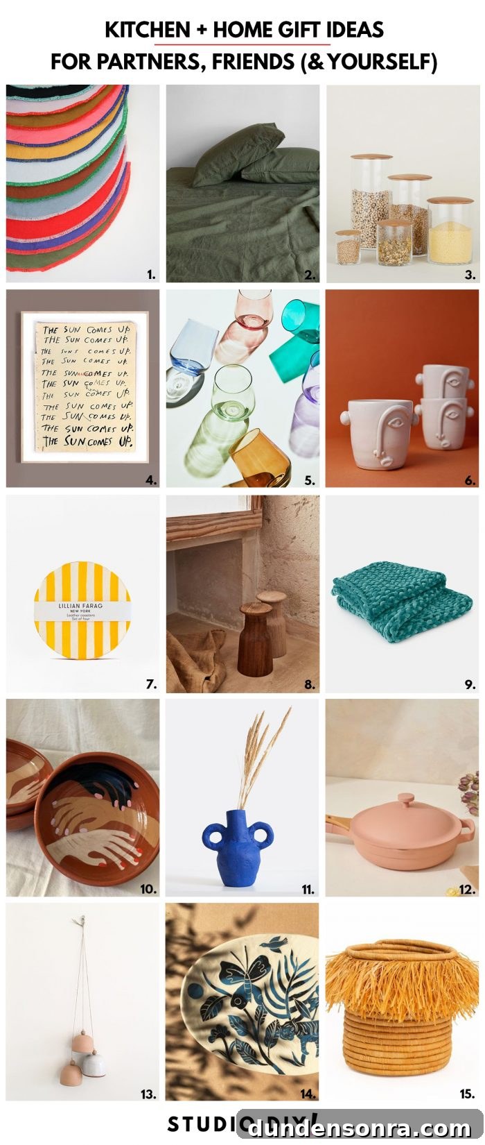Gift Ideas for Partners, Friends, and Yourself 4 Home & Kitchen Gift Ideas from Small Businesses