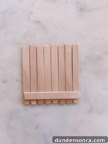 Multiple wood sticks next to each other