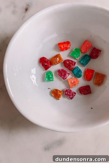 A bowl of candies