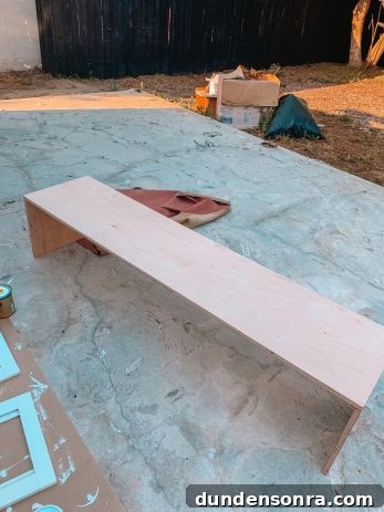 Plywood Media Unit Top