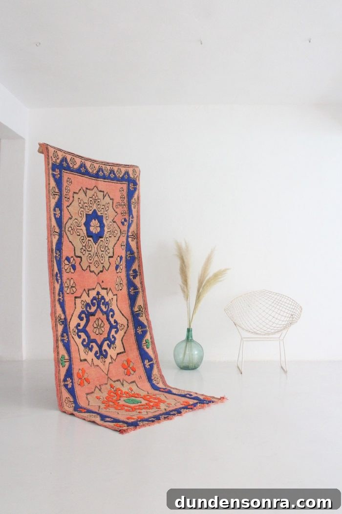 Rugs I Passed On — What to Skip and Why, Vol. 10 2 Peach and Blue Boujaad Rug