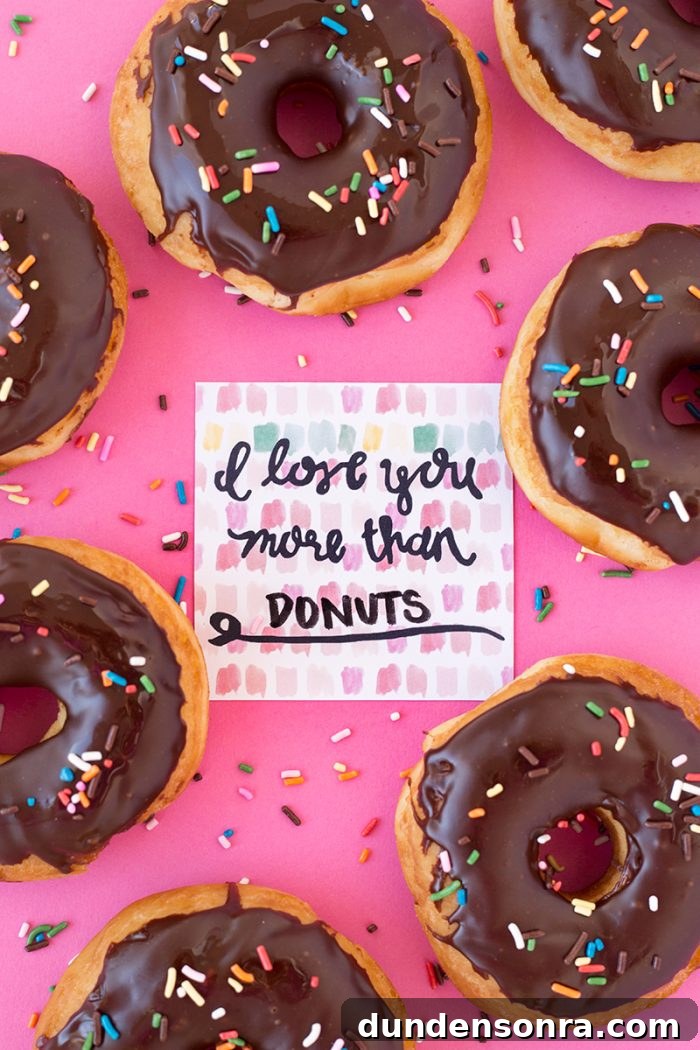 I Love You More Than Donuts (Free Printable!)