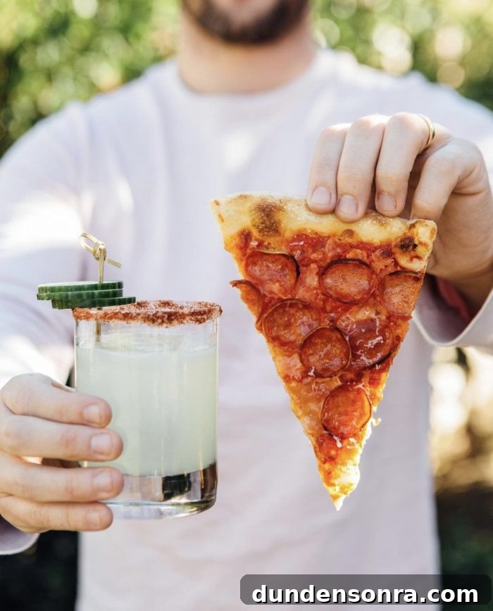 Pizza and Cocktails for Valentines Day