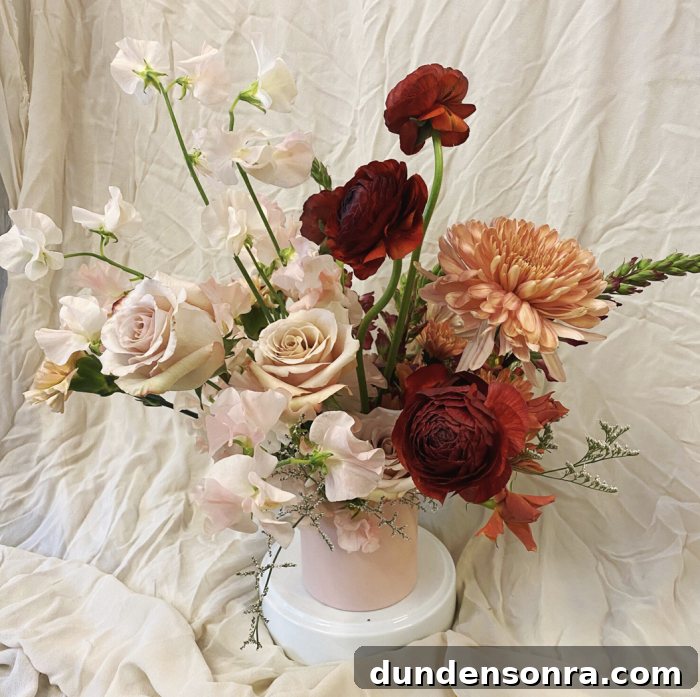 Valentines Day Floral Arrangement Los Angeles