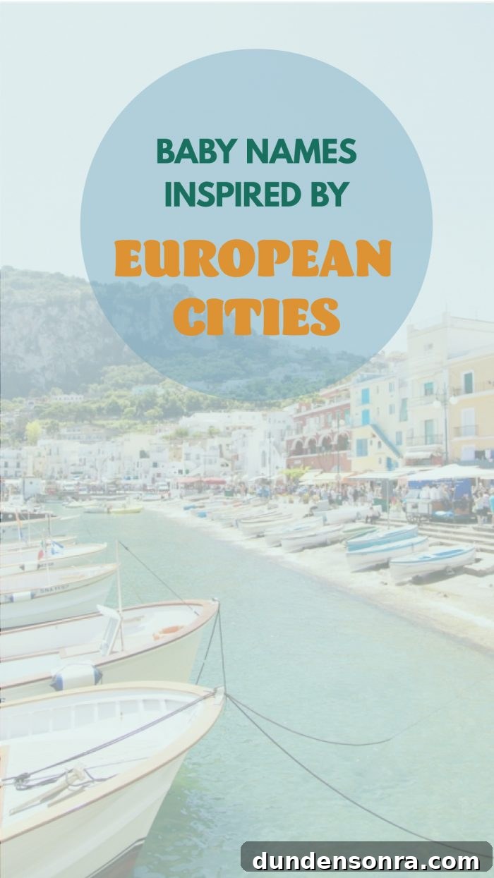 Baby Names Inspired by European Cities