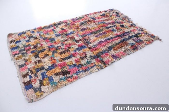 Small Confetti Boucherouite Rug