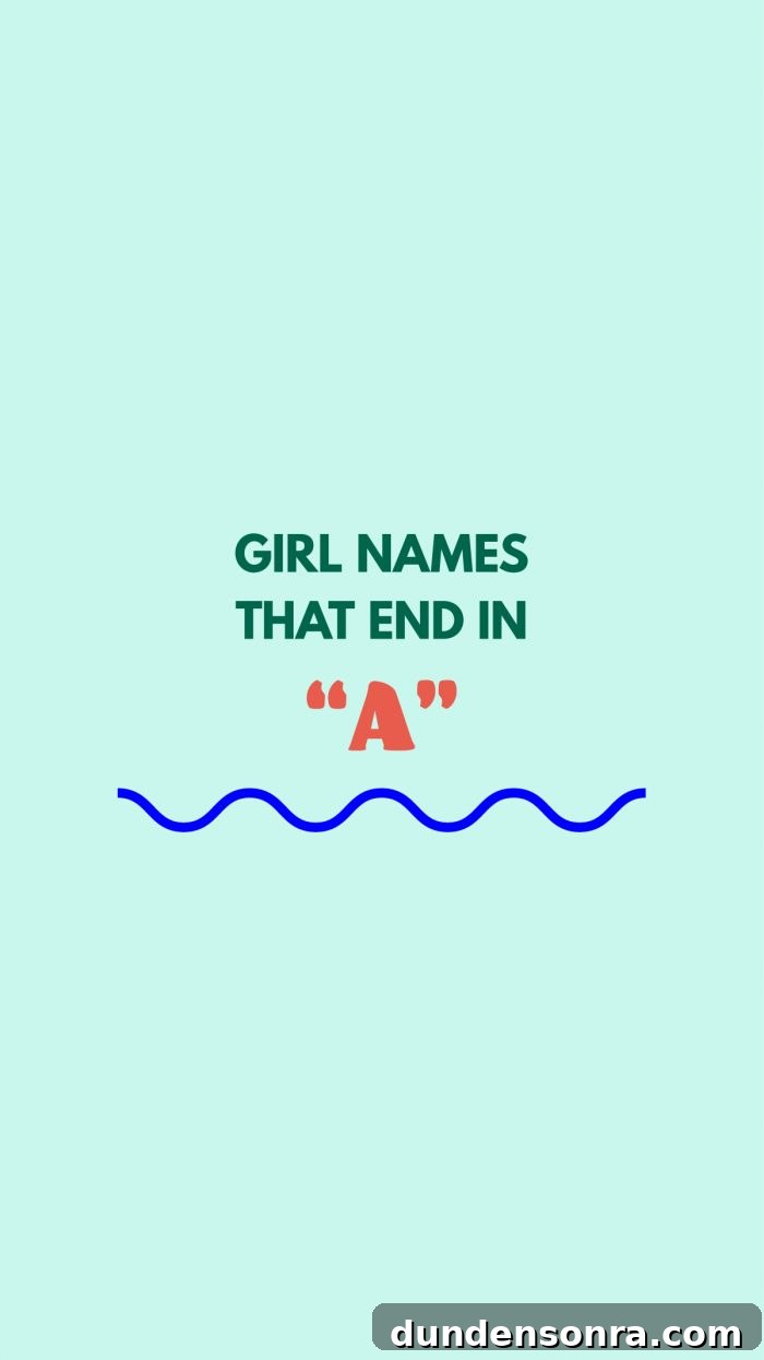 Girl Names That End in A: Beautiful Baby Name Ideas 2 Girl Names That End in A
