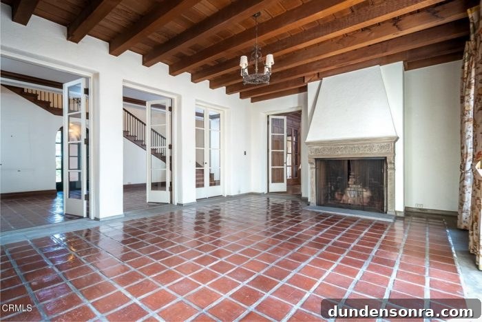 Homes I’d Love to Live In: Volume 2 12 An empty room with a fireplace and tiles