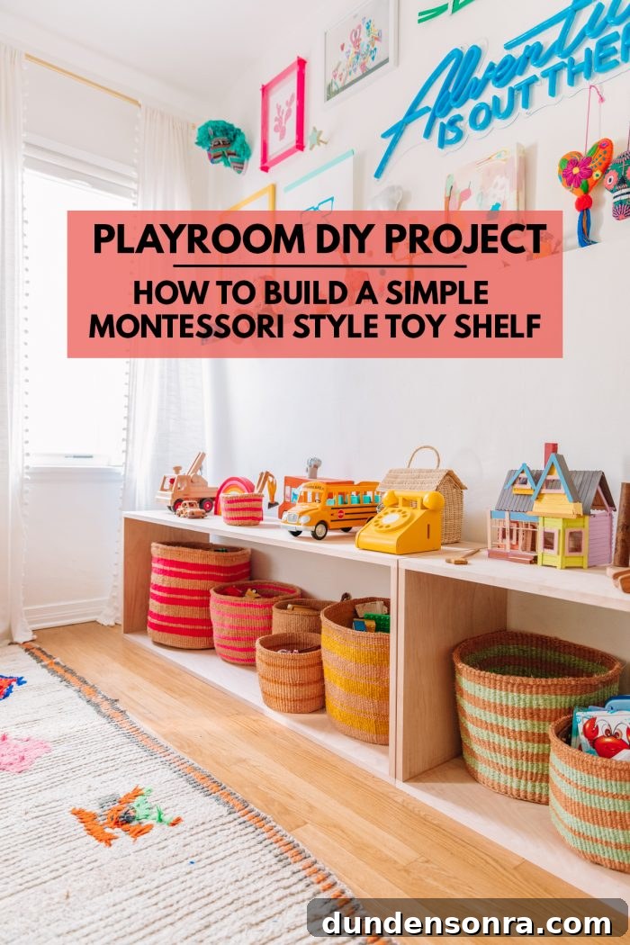 How To Build A Montessori Toy Shelf