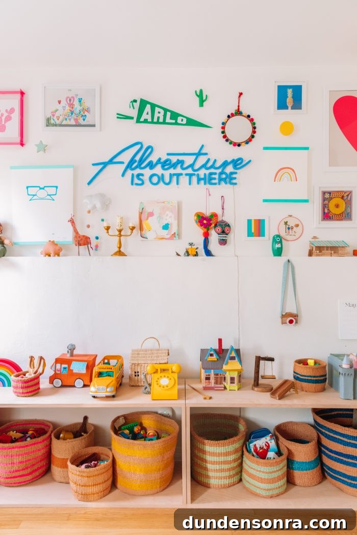 DIY Montessori Style Wood Toy Shelf
