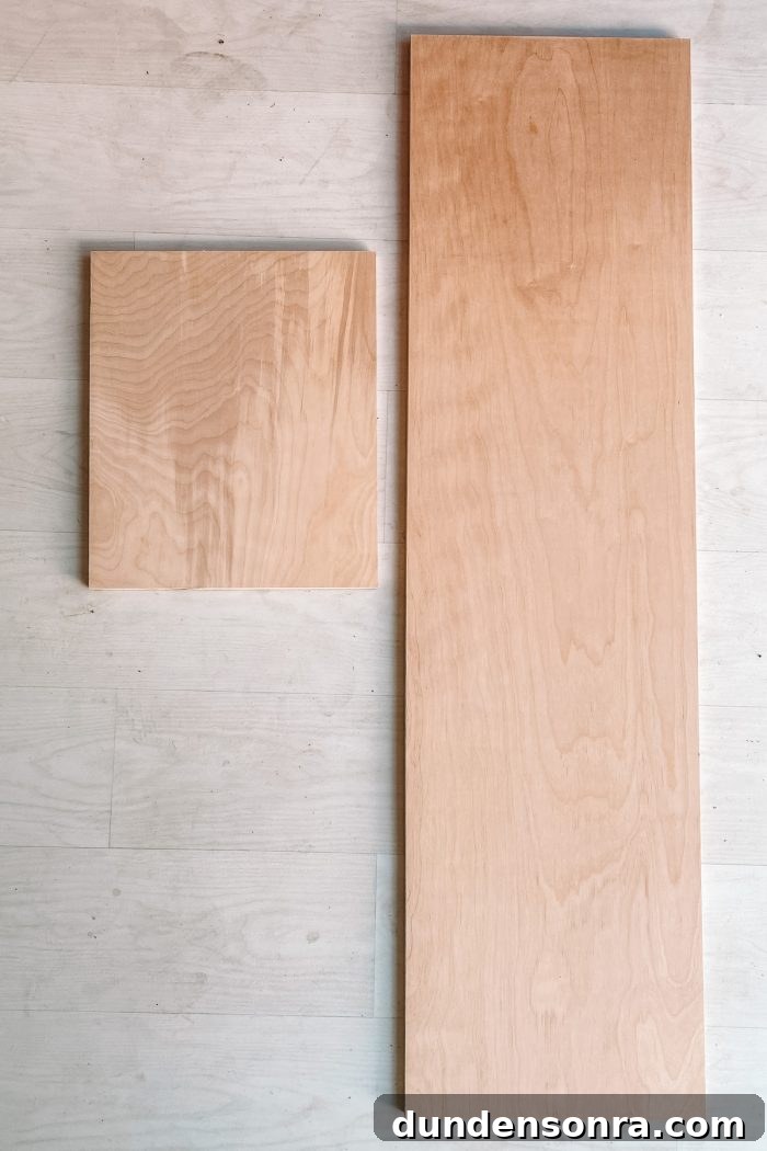 Wood for a DIY Montessori Toy Shelf