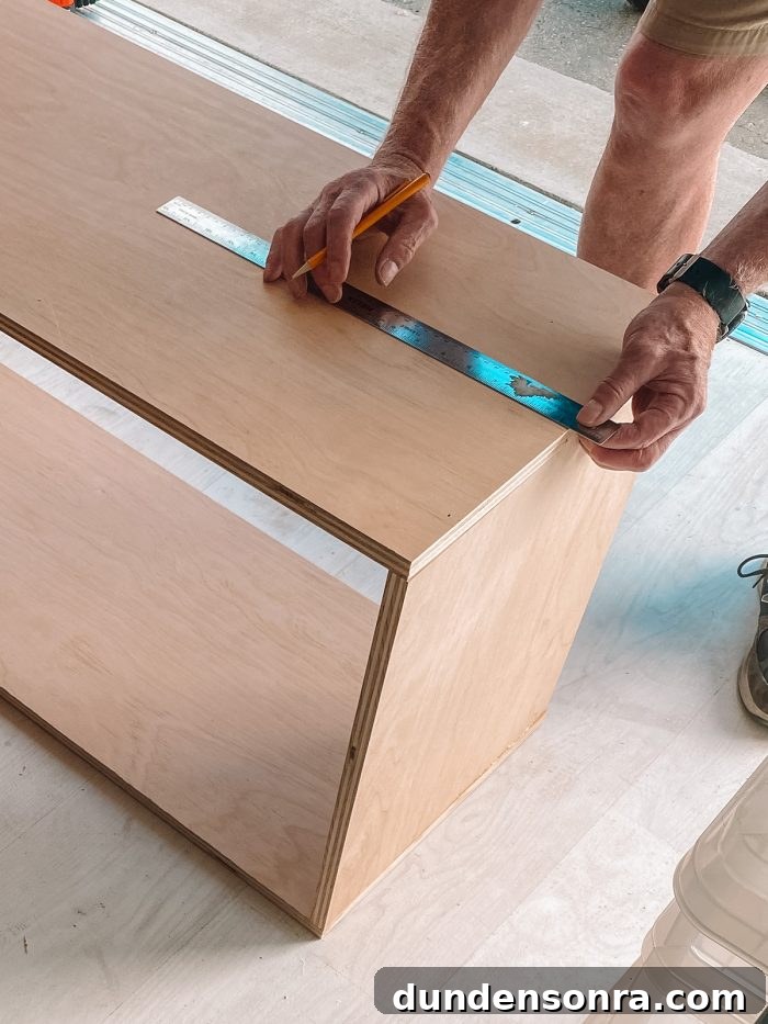 Wood for a Measuring for DIY Montessori Toy Shelf
