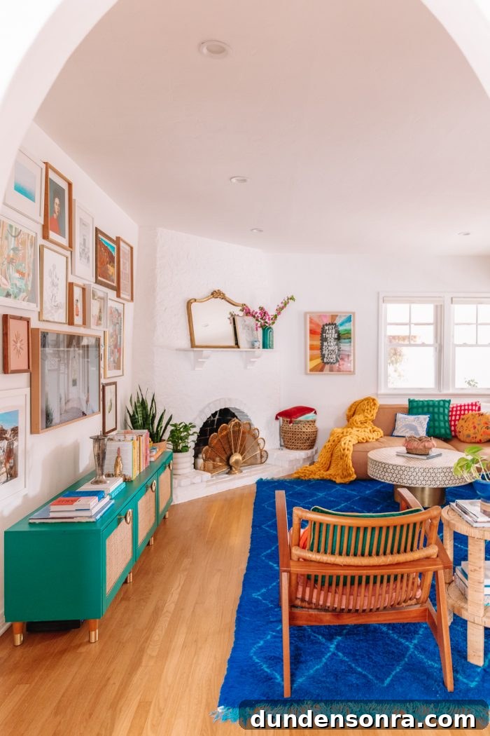 Colorful California Living Room