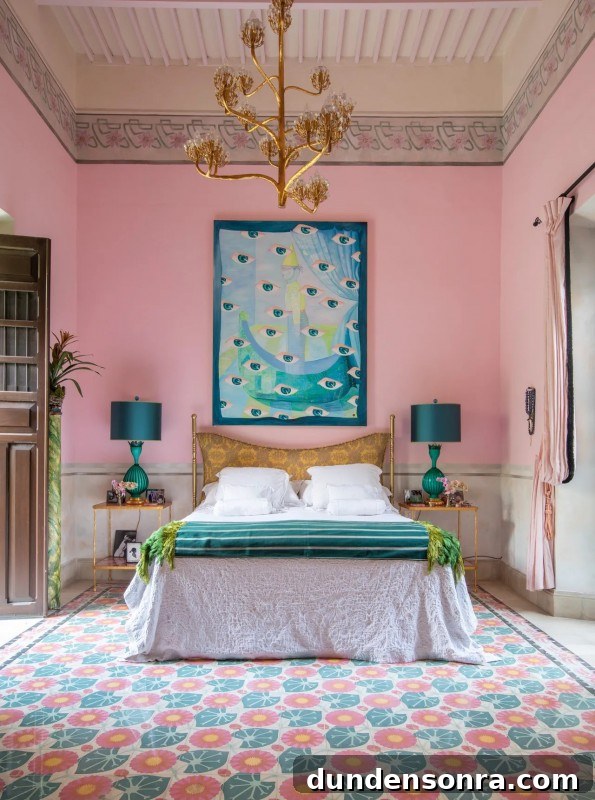 Dream Homes I’d Live In: Inspiring House Designs Vol. 3 4 A pink bedroom with a bed