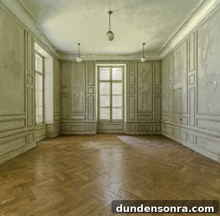 Dream Homes I’d Live In: Inspiring House Designs Vol. 3 37 A large empty room with a wood floor