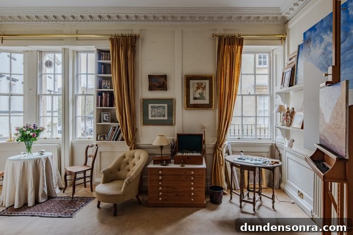 Dream Homes I’d Live In: Inspiring House Designs Vol. 3 7 A living room with furniture and two large windows