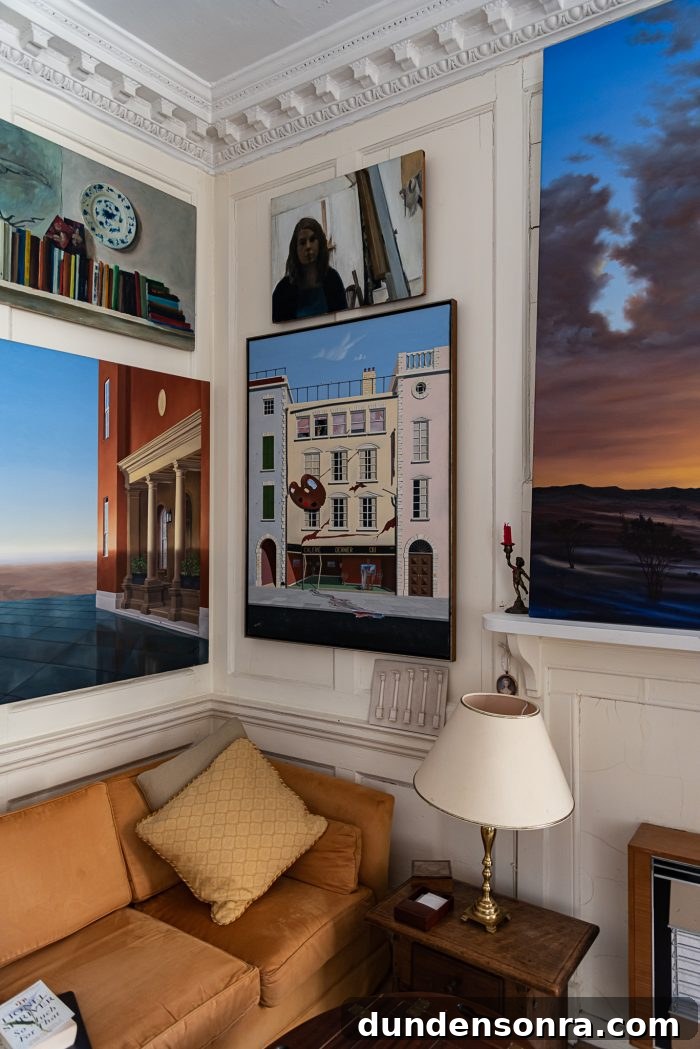 Dream Homes I’d Live In: Inspiring House Designs Vol. 3 10 A living room with art