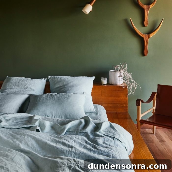 Sage and Clare Solid Linen Bedding