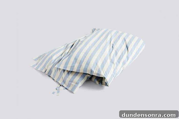 Hay Blue Striped Duvet