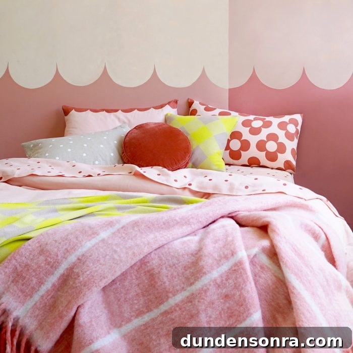 Castle and Things Pink and Neon Bedding