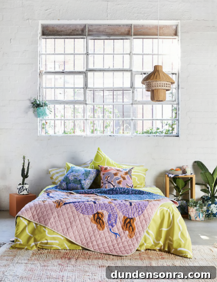 Bold and Colorful Bedding by Gorman