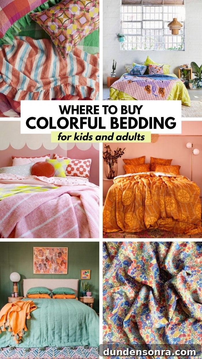 Where To Buy Colorful Bedding for Kids & Adults