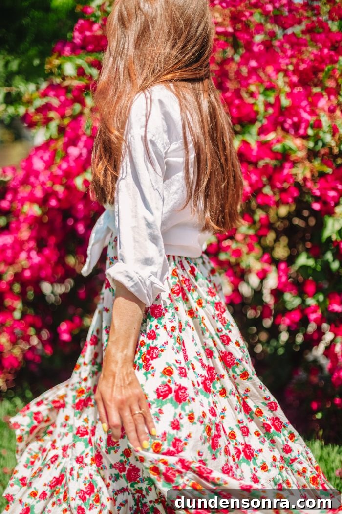 Close up of woman in dress