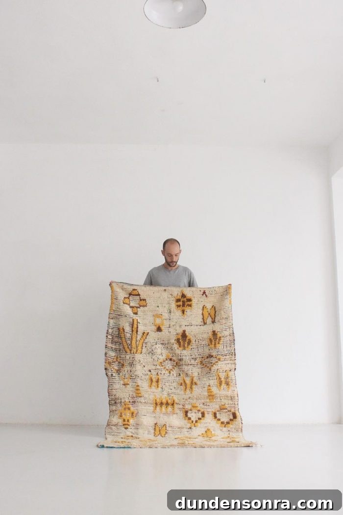 Yellow Azilal Rug